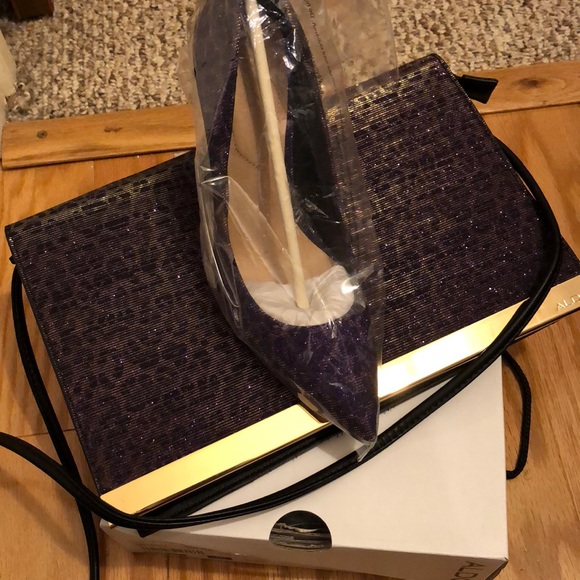 Aldo Shoes - Aldo pumps and matching cross over clutch